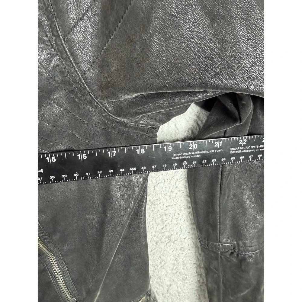 NWT We The Free People Faux Vegan Leather Moto Motorcycle Jacket Medium Biker L